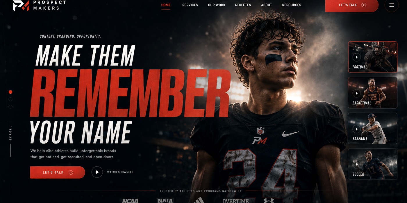 Premium Prospect Makers athlete brand
