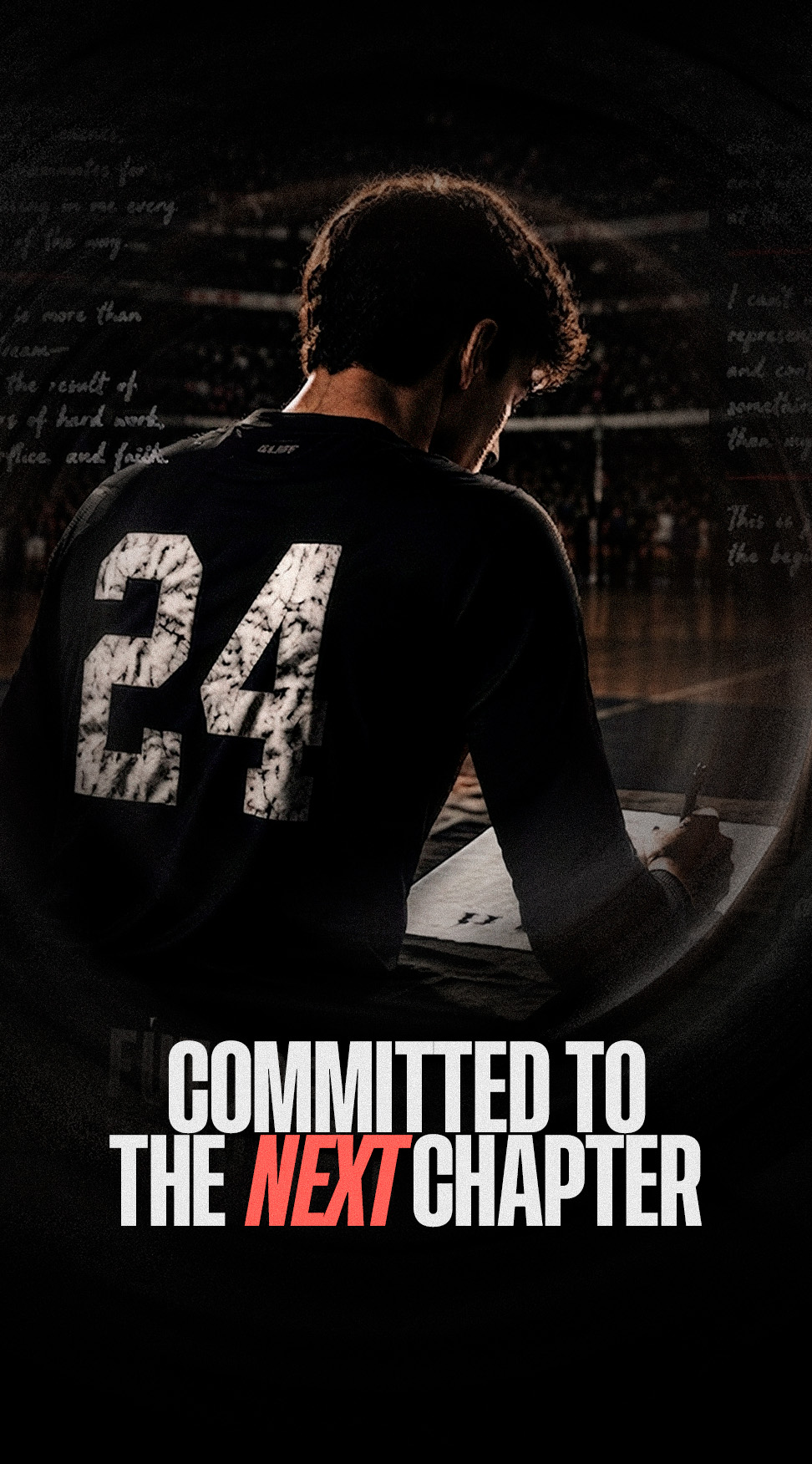 Commitment athlete poster